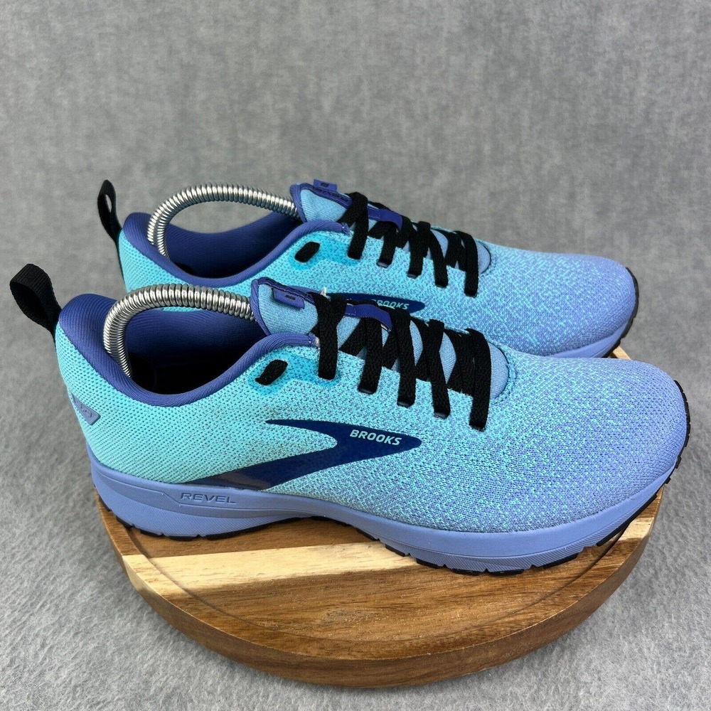 Brooks Revel 5 Womens 10 Blue Running Shoes Athletic Sneakers Gym Walking